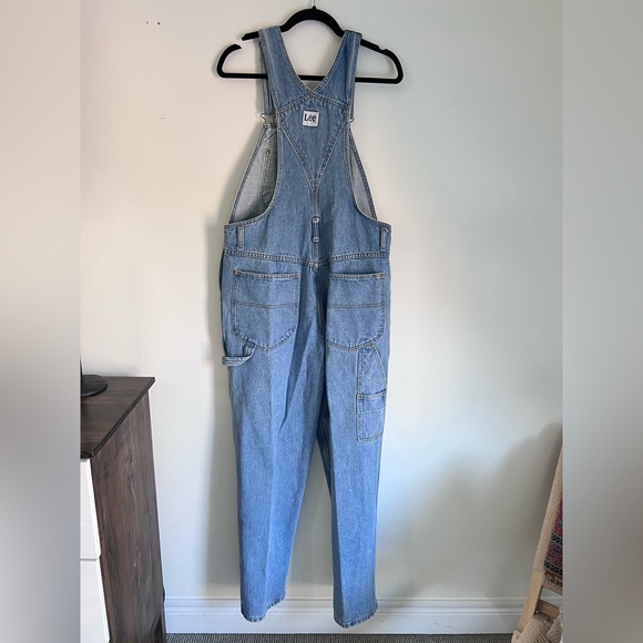 Vintage Women's Light Blue Lee Denim Jean Overalls - Picture 5 of 5